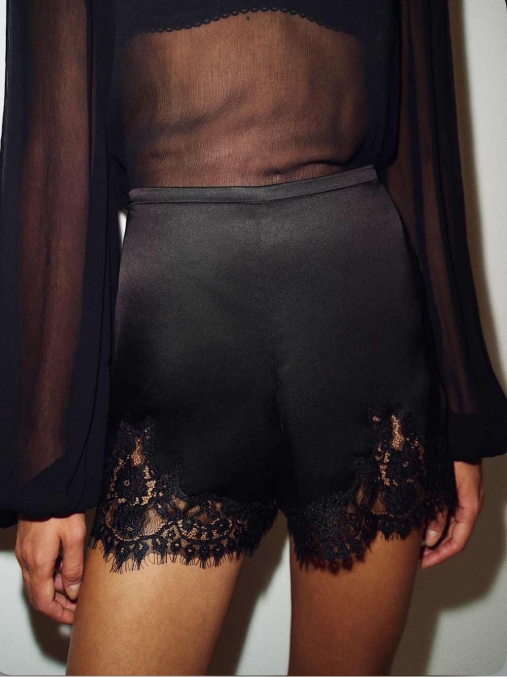 Reformation Fern Satin Shorts